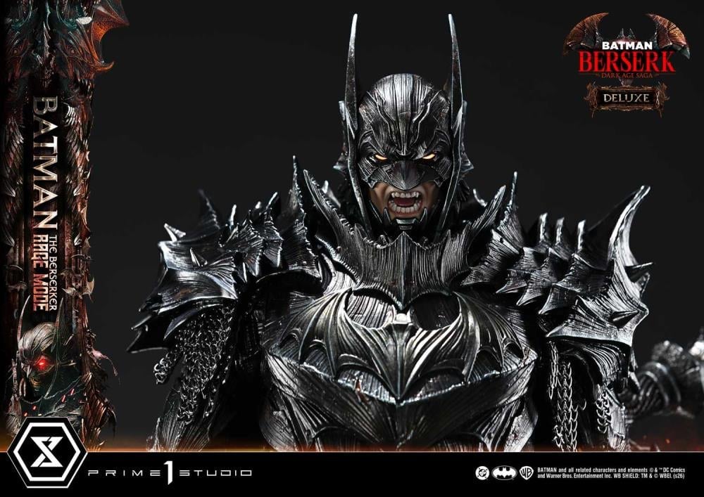 DC Comics Ultimate Premium Masterline Batman: The Berserker Rage Mode (Deluxe Ver.) 1/4 Scale Statue Gallery Image 17