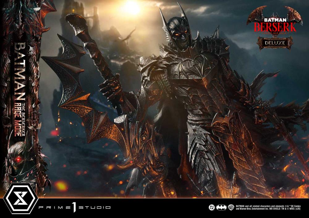DC Comics Ultimate Premium Masterline Batman: The Berserker Rage Mode (Deluxe Ver.) 1/4 Scale Limited Edition Statue (With Bonus) Gallery Image 93