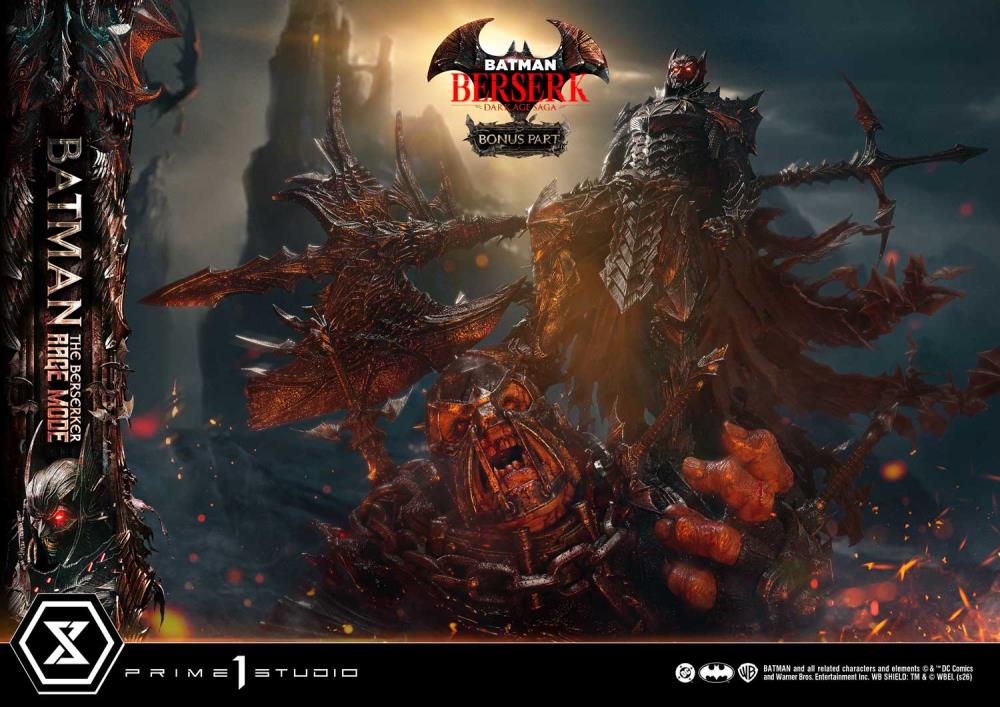 DC Comics Ultimate Premium Masterline Batman: The Berserker Rage Mode (Deluxe Ver.) 1/4 Scale Limited Edition Statue (With Bonus) Gallery Image 89
