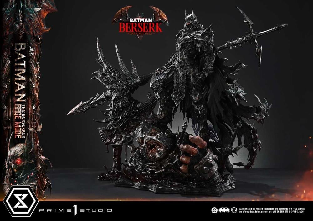 DC Comics Ultimate Premium Masterline Batman: The Berserker Rage Mode (Deluxe Ver.) 1/4 Scale Limited Edition Statue (With Bonus) Gallery Image 14