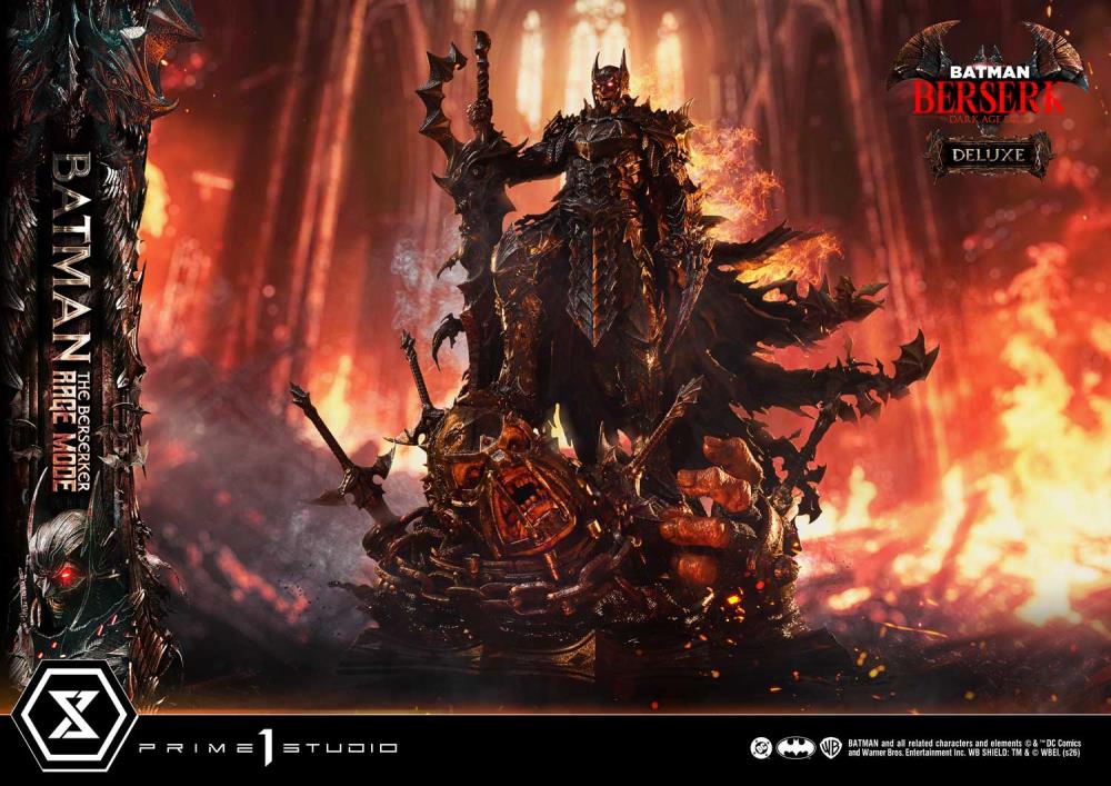 DC Comics Ultimate Premium Masterline Batman: The Berserker Rage Mode (Deluxe Ver.) 1/4 Scale Limited Edition Statue (With Bonus) Gallery Image 74