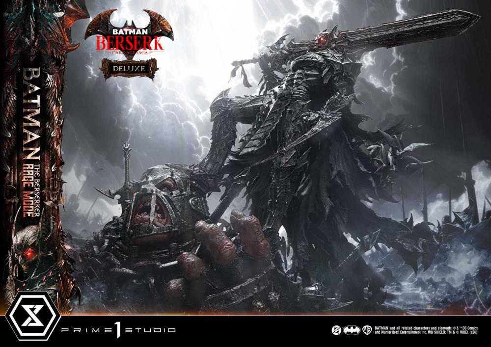 DC Comics Ultimate Premium Masterline Batman: The Berserker Rage Mode (Deluxe Ver.) 1/4 Scale Limited Edition Statue (With Bonus) Gallery Image 54