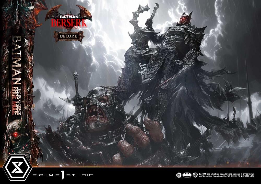 DC Comics Ultimate Premium Masterline Batman: The Berserker Rage Mode (Deluxe Ver.) 1/4 Scale Limited Edition Statue (With Bonus) Gallery Image 55