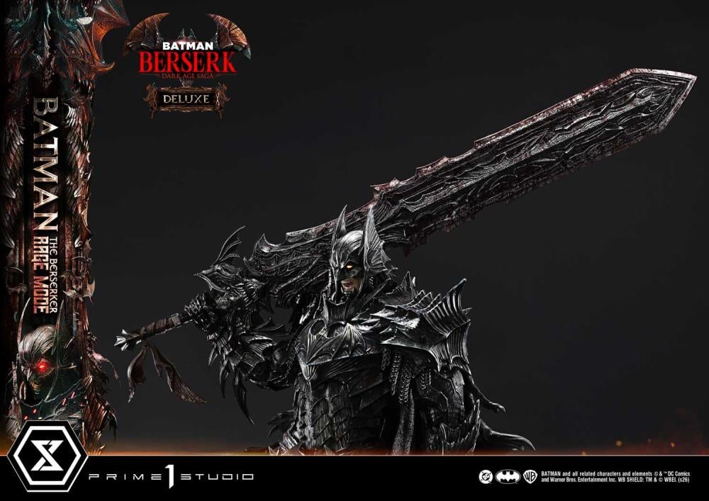 DC Comics Ultimate Premium Masterline Batman: The Berserker Rage Mode (Deluxe Ver.) 1/4 Scale Limited Edition Statue (With Bonus) Gallery Image 24
