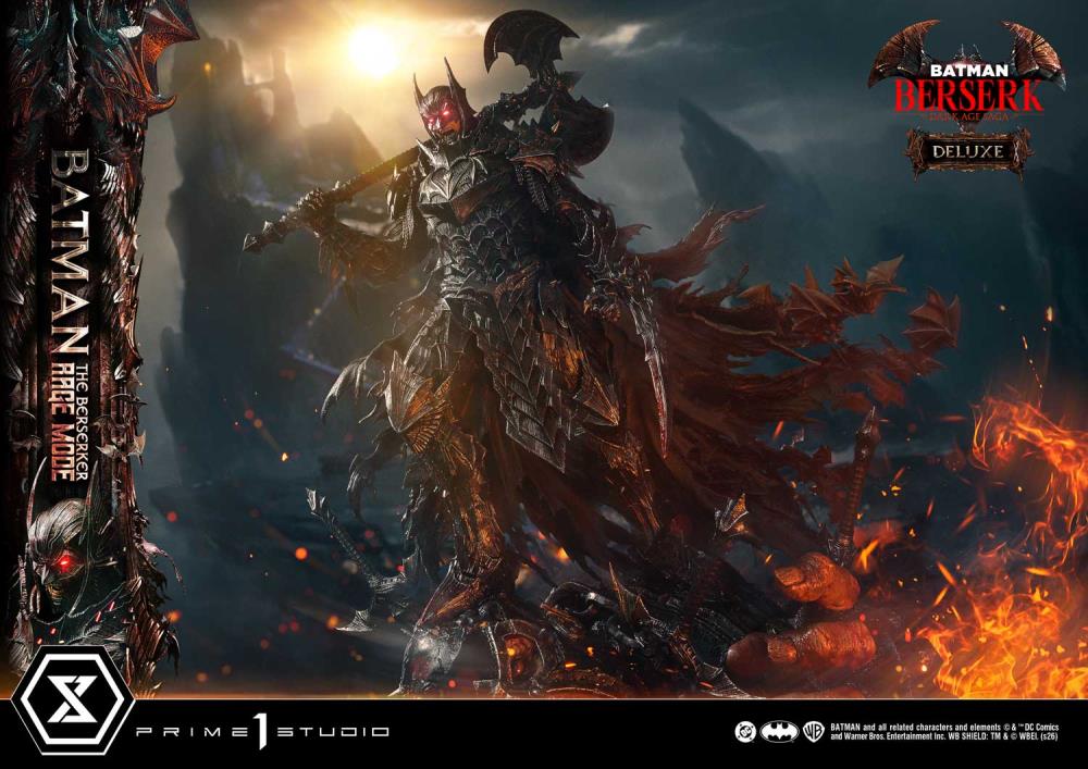 DC Comics Ultimate Premium Masterline Batman: The Berserker Rage Mode (Deluxe Ver.) 1/4 Scale Limited Edition Statue (With Bonus) Gallery Image 90