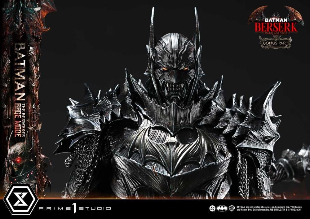 DC Comics Ultimate Premium Masterline Batman: The Berserker Rage Mode (Deluxe Ver.) 1/4 Scale Limited Edition Statue (With Bonus) Gallery Image 8