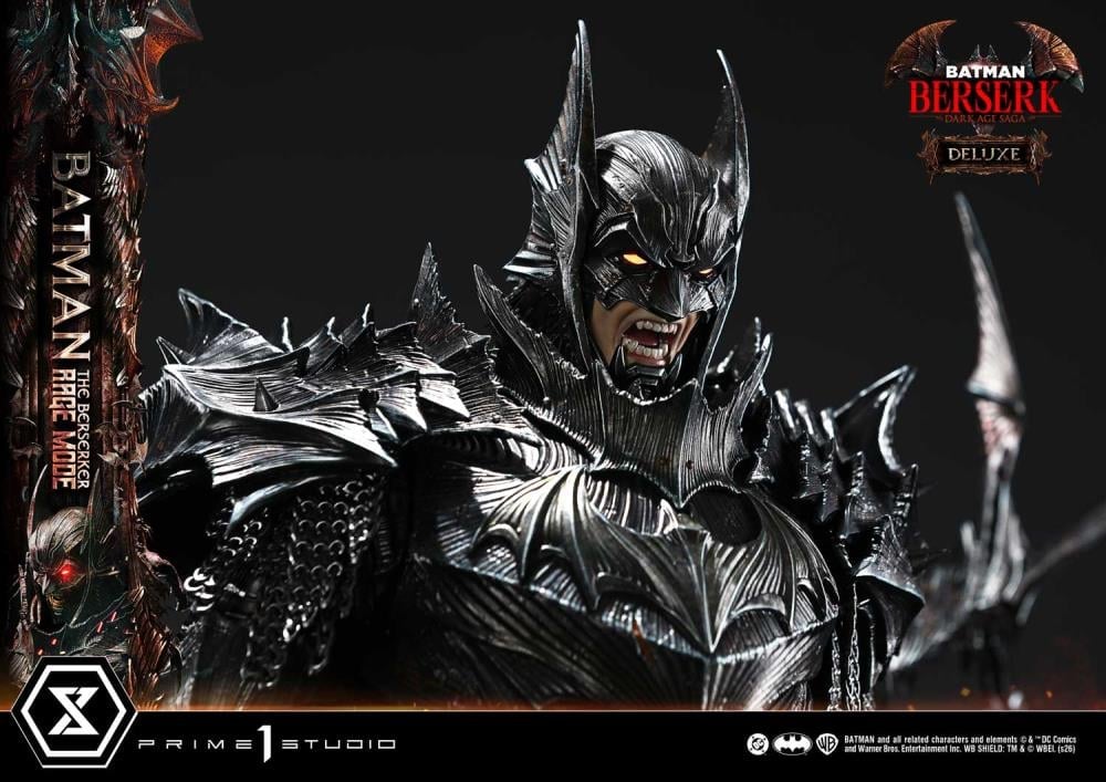 DC Comics Ultimate Premium Masterline Batman: The Berserker Rage Mode (Deluxe Ver.) 1/4 Scale Limited Edition Statue (With Bonus) Gallery Image 23