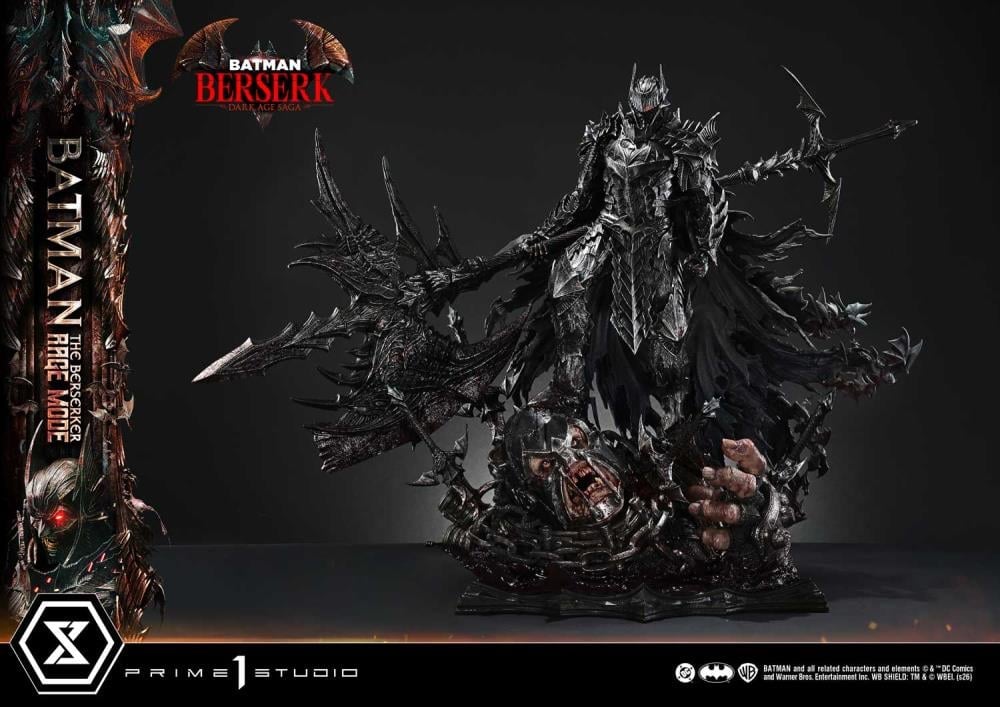 DC Comics Ultimate Premium Masterline Batman: The Berserker Rage Mode (Deluxe Ver.) 1/4 Scale Limited Edition Statue (With Bonus) Gallery Image 35