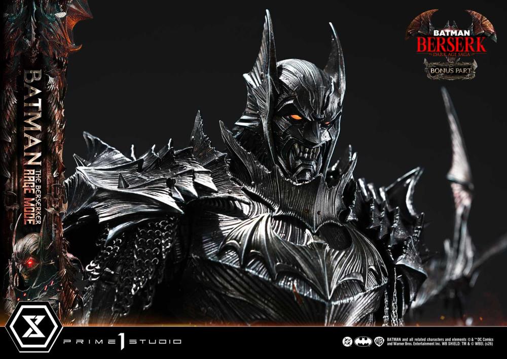 DC Comics Ultimate Premium Masterline Batman: The Berserker Rage Mode (Deluxe Ver.) 1/4 Scale Limited Edition Statue (With Bonus) Gallery Image 7