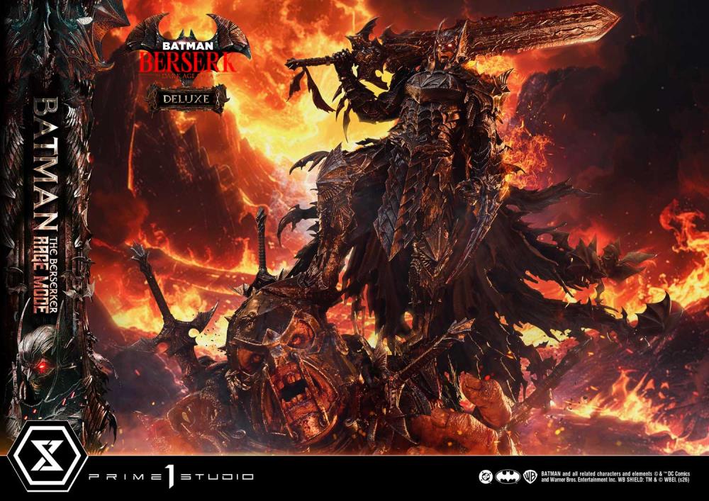 DC Comics Ultimate Premium Masterline Batman: The Berserker Rage Mode (Deluxe Ver.) 1/4 Scale Limited Edition Statue (With Bonus) Gallery Image 71