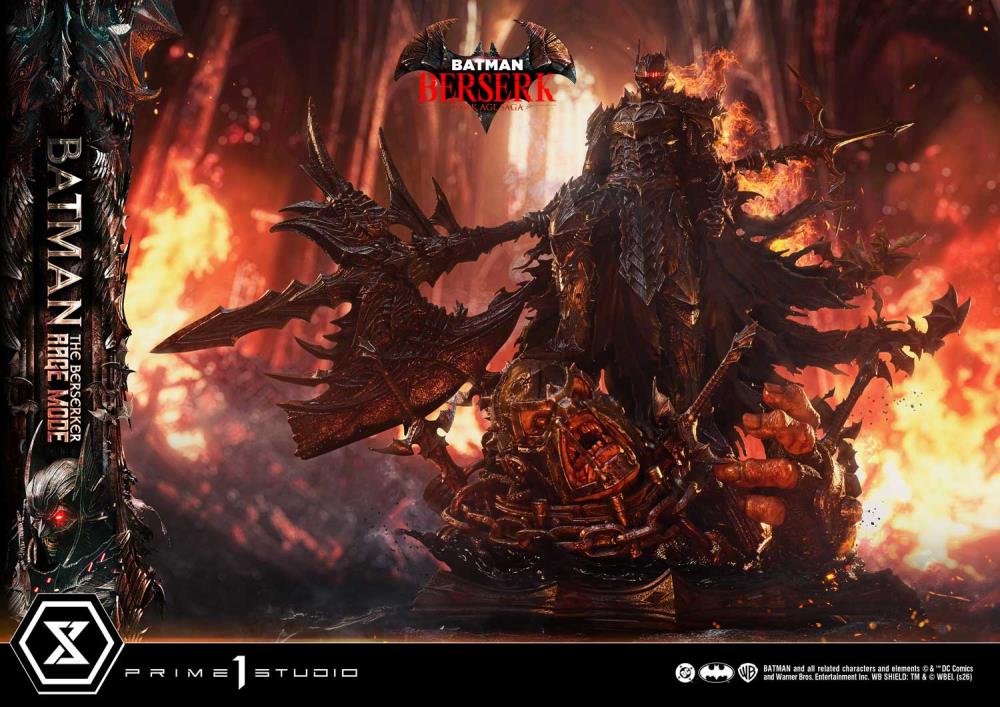DC Comics Ultimate Premium Masterline Batman: The Berserker Rage Mode (Deluxe Ver.) 1/4 Scale Limited Edition Statue (With Bonus) Gallery Image 87