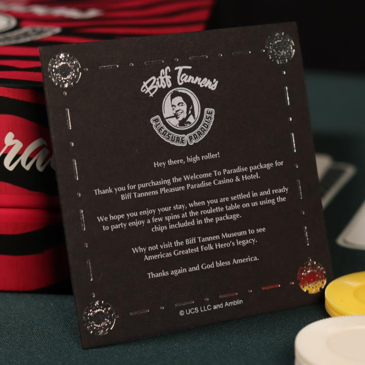 Back to the Future Part II Biff Tannen's Welcome to Paradise Limited Edition Casino Set Gallery Image 11
