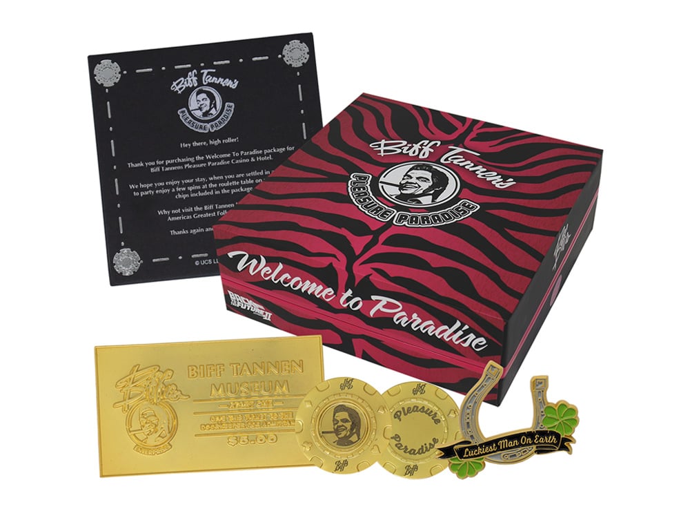Back to the Future Part II Biff Tannen's Welcome to Paradise Limited Edition Casino Set Gallery Image 1