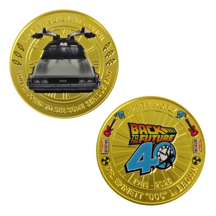 Back to the Future 40th Anniversary Limited Edition Presentation Coin