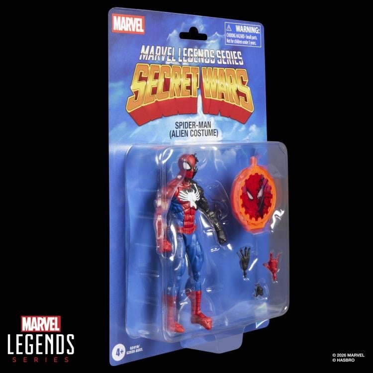 Secret Wars Marvel Legends Spider-Man (Alien Costume) Action Figure Gallery Image 12