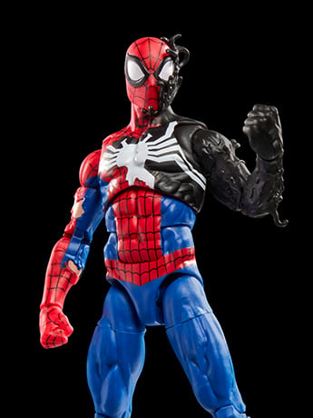 Secret Wars Marvel Legends Spider-Man (Alien Costume) Action Figure Gallery Image 2