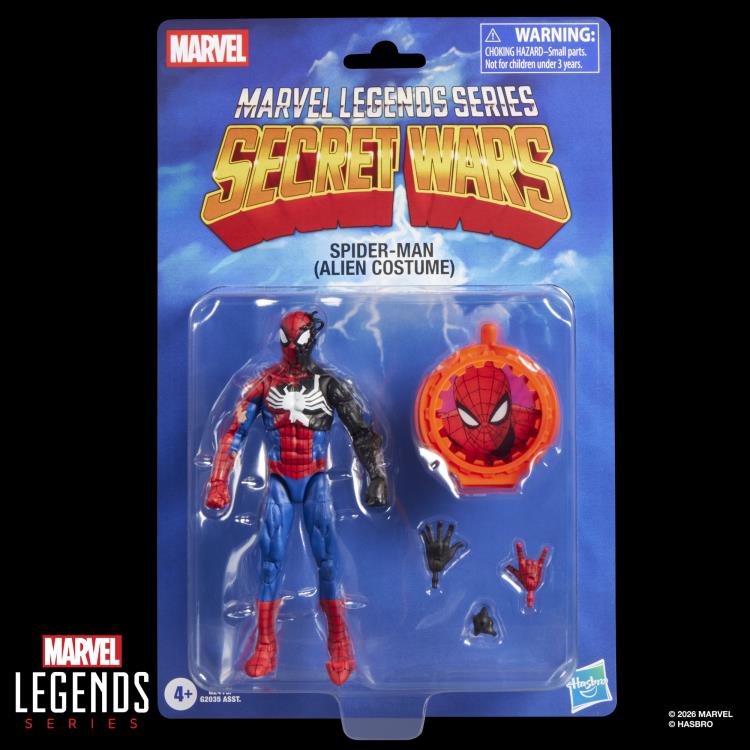 Secret Wars Marvel Legends Spider-Man (Alien Costume) Action Figure Gallery Image 11