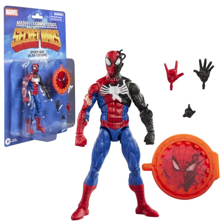 Secret Wars Marvel Legends Spider-Man (Alien Costume) Action Figure Gallery Image 10