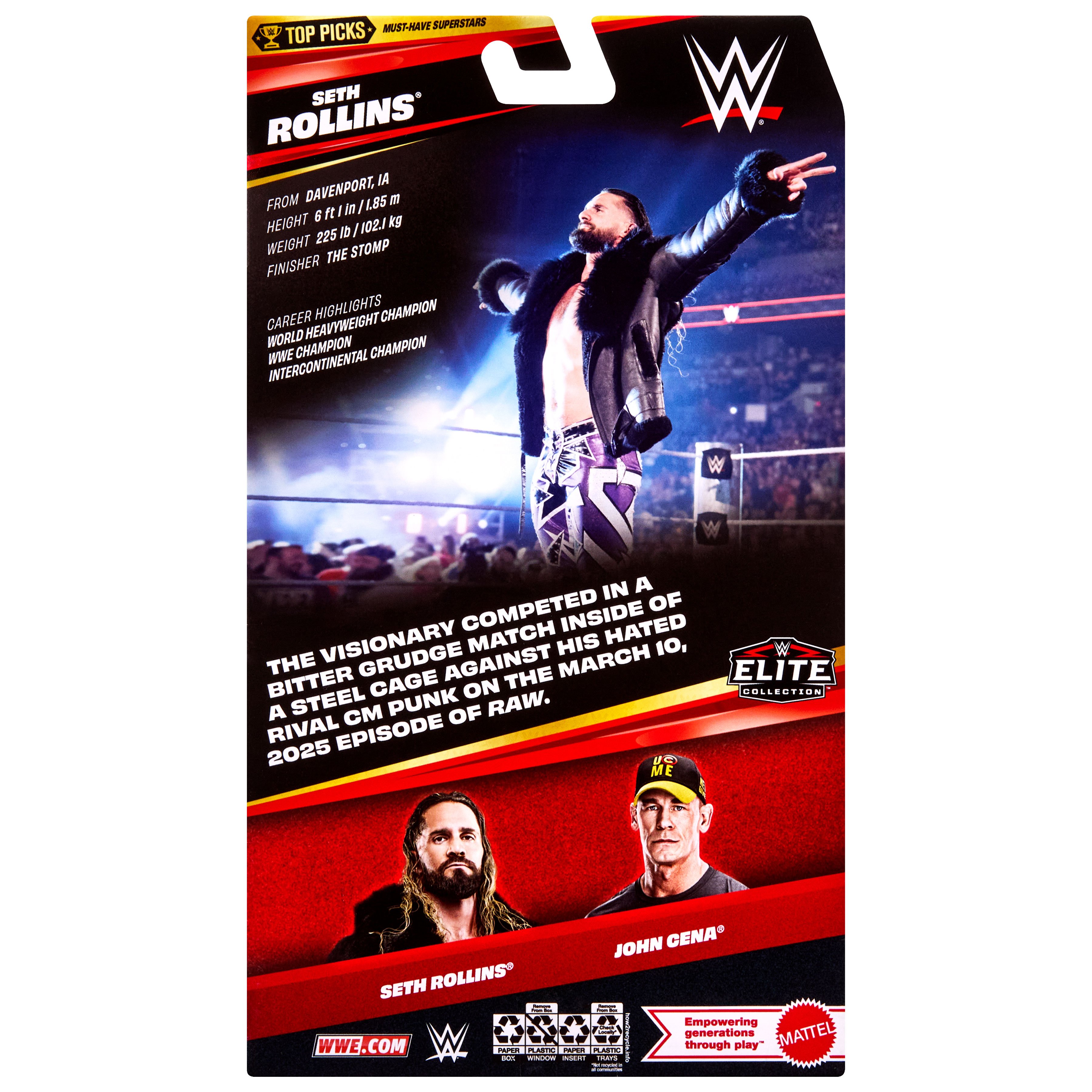 WWE Elite Collection Series Top Picks: 2025 Seth Rollins Action Figure Gallery Image 8