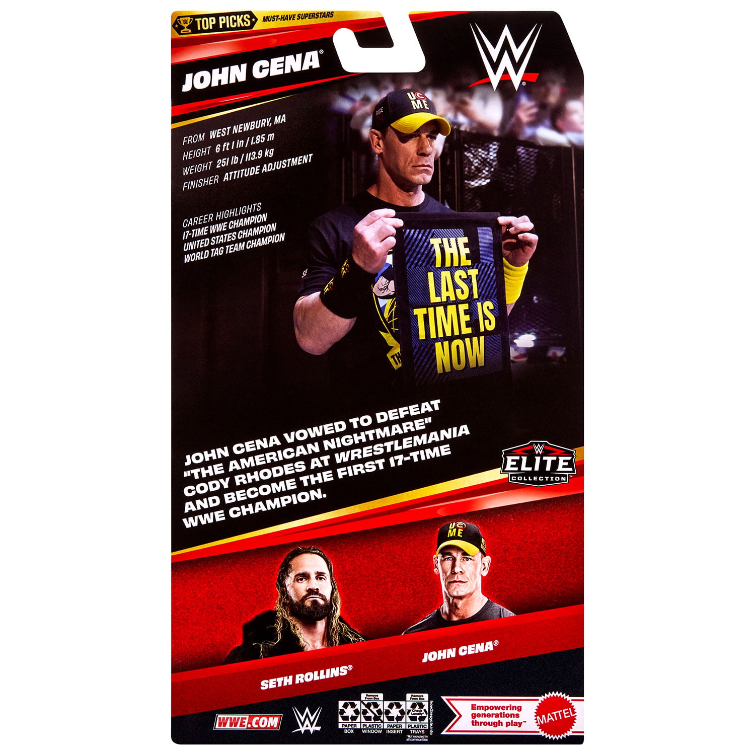 WWE Elite Collection Series Top Picks: 2025 John Cena Action Figure Gallery Image 9