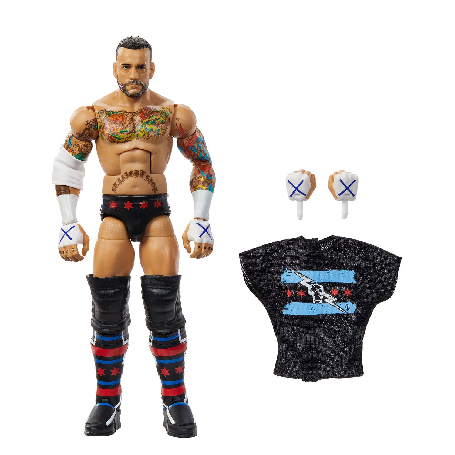 WWE Elite Collection Greatest Hits CM Punk Action Figure Gallery Image 7