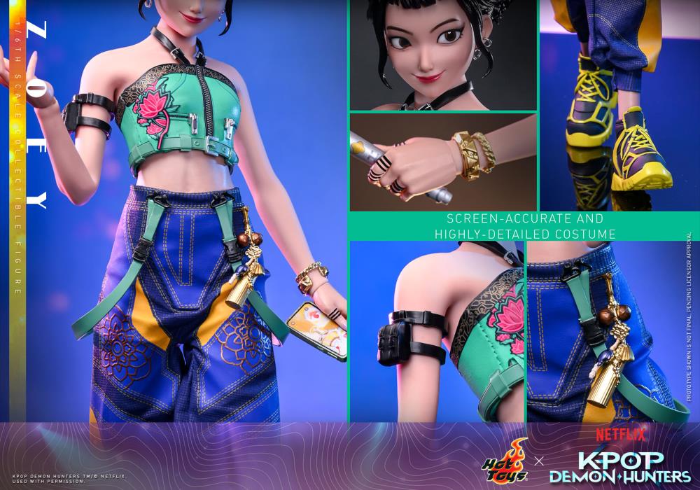 KPop Demon Hunters TMS178 Zoey 1/6th Scale Collectible Figure Gallery Image 21