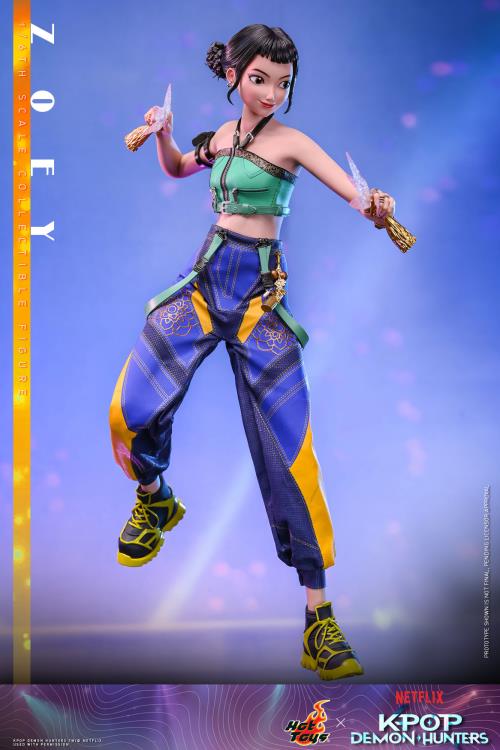 KPop Demon Hunters TMS178 Zoey 1/6th Scale Collectible Figure Gallery Image 6