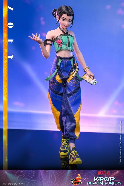 KPop Demon Hunters TMS178 Zoey 1/6th Scale Collectible Figure Gallery Image 7