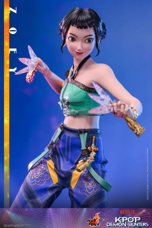 KPop Demon Hunters TMS178 Zoey 1/6th Scale Collectible Figure Gallery Image 9