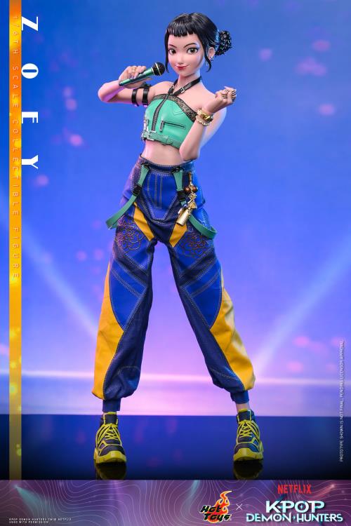 KPop Demon Hunters TMS178 Zoey 1/6th Scale Collectible Figure Gallery Image 4