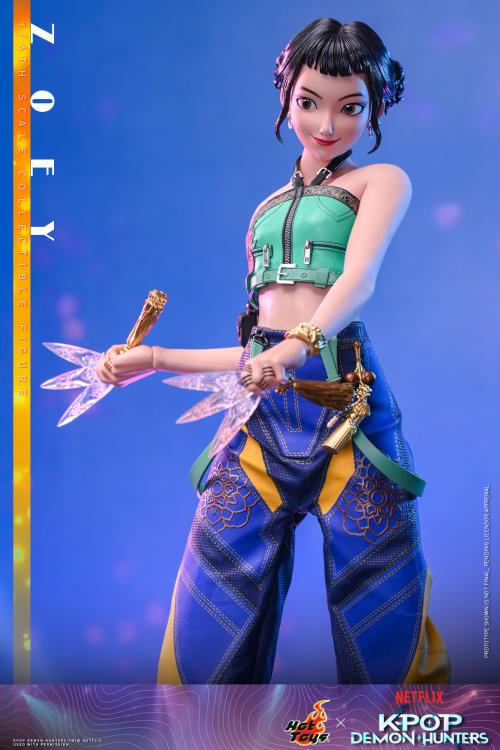 KPop Demon Hunters TMS178 Zoey 1/6th Scale Collectible Figure Gallery Image 15