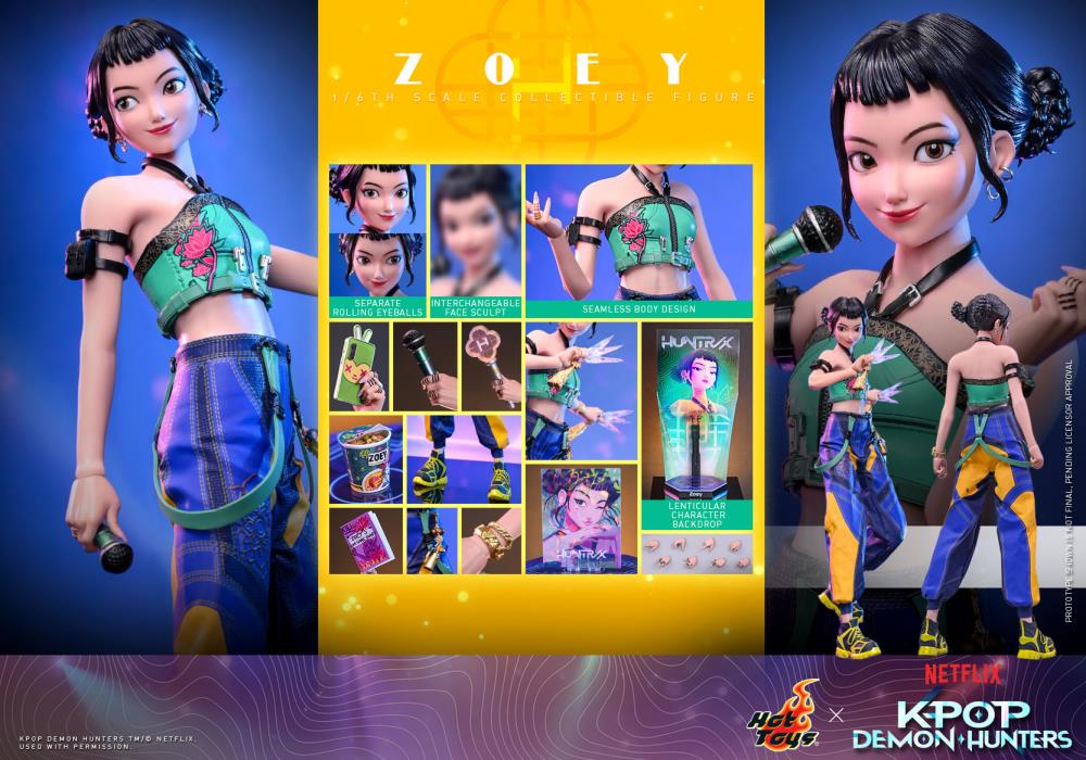 KPop Demon Hunters TMS178 Zoey 1/6th Scale Collectible Figure Gallery Image 22