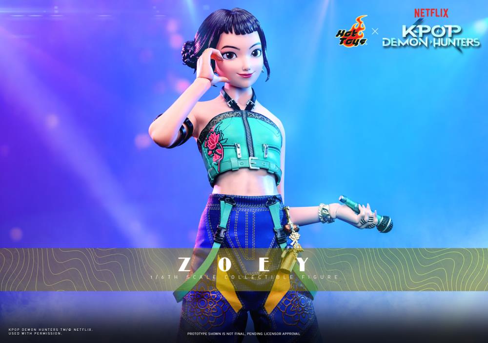 KPop Demon Hunters TMS178 Zoey 1/6th Scale Collectible Figure Gallery Image 3