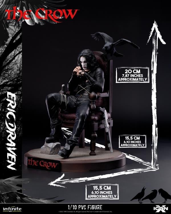 The Crow Icon X Eric Draven 1/10 Scale Figure