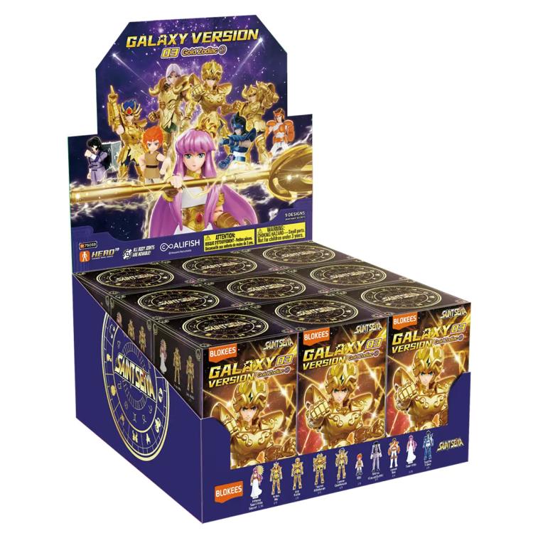 Saint Seiya Galaxy Version 03 Gold Zodiac Box of 9 Random Model Kits