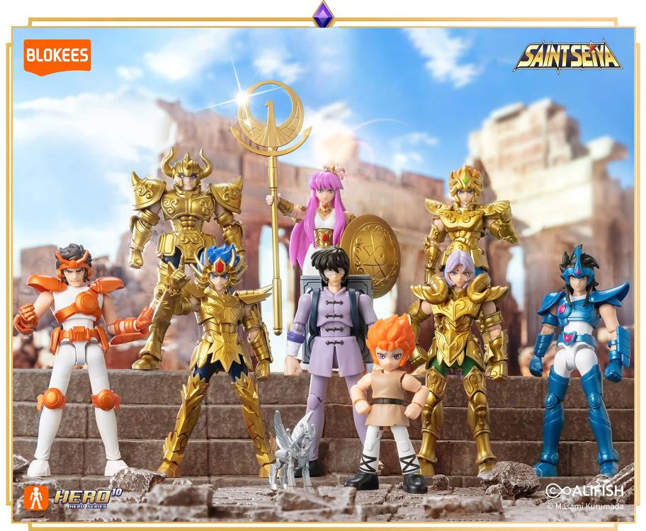 Saint Seiya Galaxy Version 03 Gold Zodiac Box of 9 Random Model Kits
