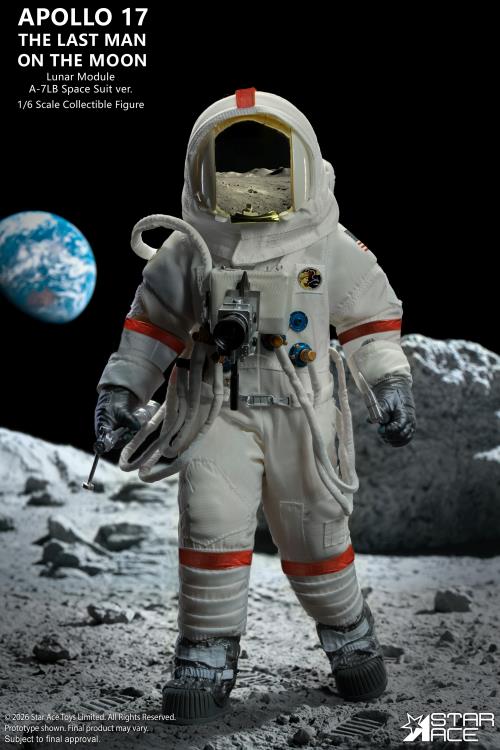 Apollo 17 Commander Eugene Cernan (The Last Man on the Moon) 1/6
