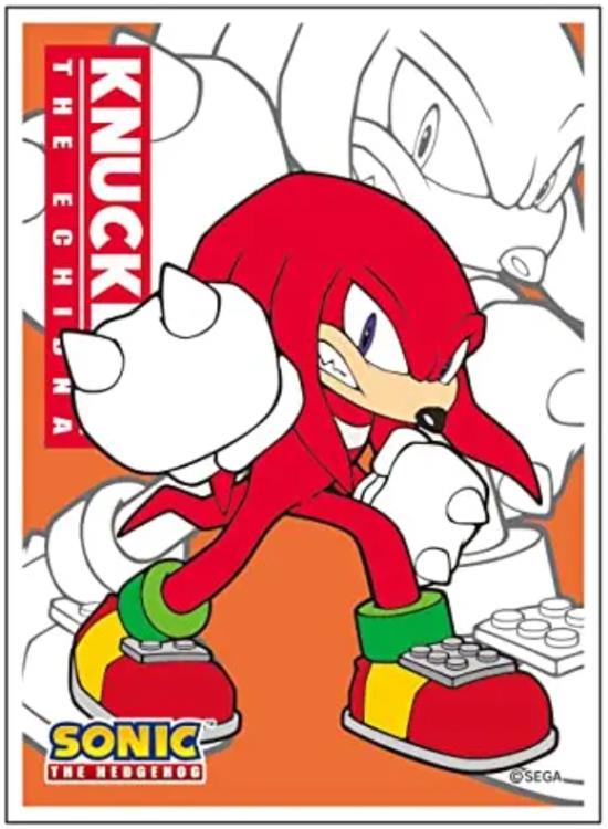 Sonic the Hedgehog Knuckles the Echidna Card Sleeves (65 Count)