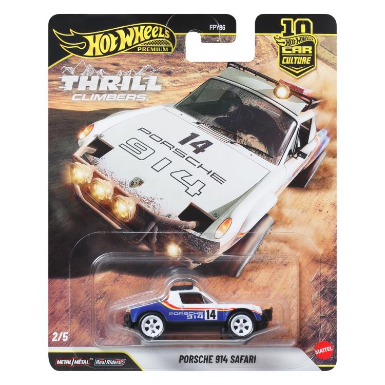 Hot ⑩ ⑧ ホットウィール Wheels（ホットウィール） CLIMBERS THRILL SAFARI 914 PORSCHE ミニカー