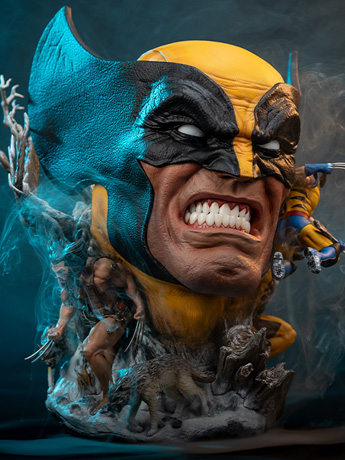 Marvel Wolverine Fine Art Bust Gallery Image 2