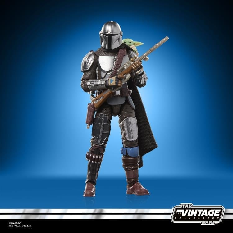 Star Wars: The Vintage Collection The Mandalorian and Grogu (The Mandalorian and Grogu) Deluxe Action Figure Gallery Image 4