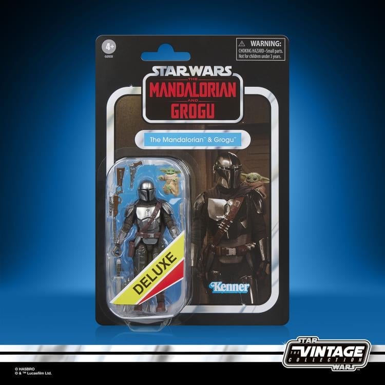 Star Wars: The Vintage Collection The Mandalorian and Grogu (The Mandalorian and Grogu) Deluxe Action Figure Gallery Image 11