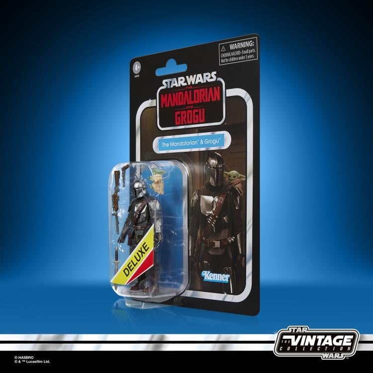 Star Wars: The Vintage Collection The Mandalorian and Grogu (The Mandalorian and Grogu) Deluxe Action Figure Gallery Image 12