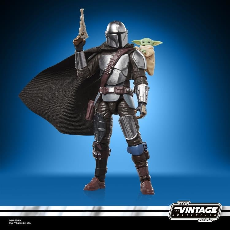 Star Wars: The Vintage Collection The Mandalorian and Grogu (The Mandalorian and Grogu) Deluxe Action Figure Gallery Image 6