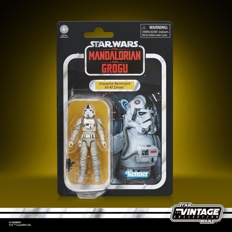Star Wars: The Vintage Collection Imperial Remnant AT-AT Driver (The Mandalorian and Grogu) Action Figure Gallery Image 10