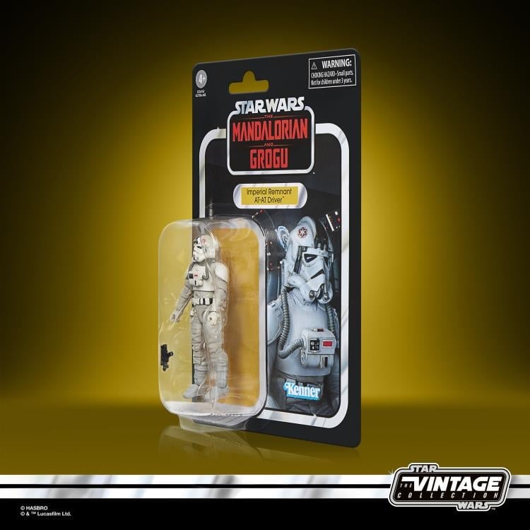 Star Wars: The Vintage Collection Imperial Remnant AT-AT Driver (The Mandalorian and Grogu) Action Figure Gallery Image 11