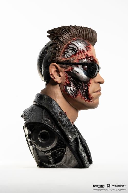 Terminator 2: Judgement Day T-800 Model 101 (Battle Damaged) 1/1 Scale Limited Edition Art Mask Gallery Image 18