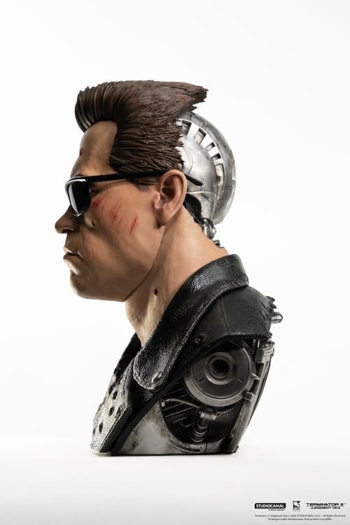 Terminator 2: Judgement Day T-800 Model 101 (Battle Damaged) 1/1 Scale Limited Edition Art Mask Gallery Image 22