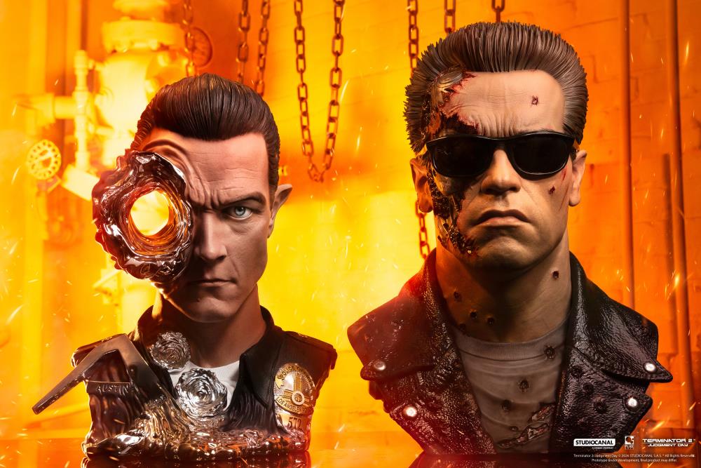 Terminator 2: Judgement Day T-800 Model 101 (Battle Damaged) 1/1 Scale Limited Edition Art Mask Gallery Image 15