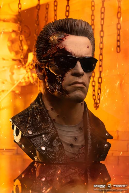 Terminator 2: Judgement Day T-800 Model 101 (Battle Damaged) 1/1 Scale Limited Edition Art Mask Gallery Image 5